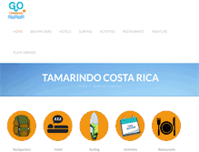 Tablet Screenshot of go-tamarindo.com